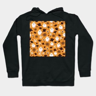 ghost pattern for halloween Hoodie